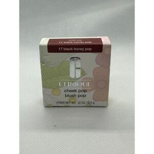 Clinique Cheek Pop Blush " 17 Black Honey Pop " 0.12 oz/3.5g Full Size New